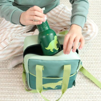 Gourde isotherme enfant compacte 350 ml dinosaures