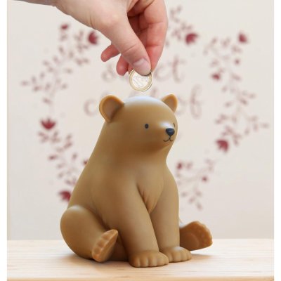 Tirelire enfant ours