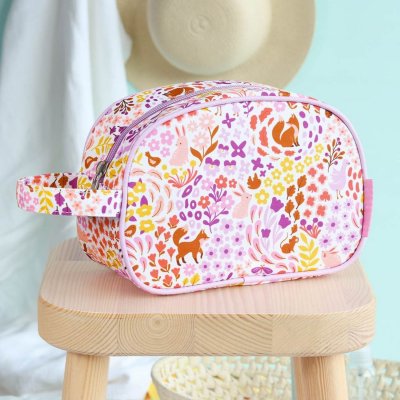 Trousse de toilette fleurs du jardin