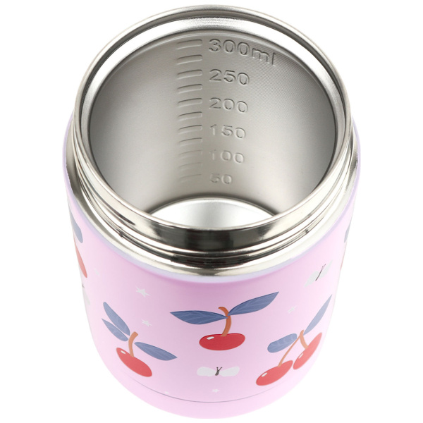 Boîte à repas isotherme inox 300 ml cerises A little lovely company