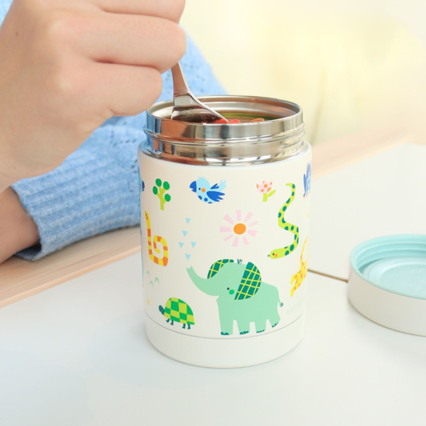 Boîte à repas isotherme inox 300 ml jungle A little lovely company