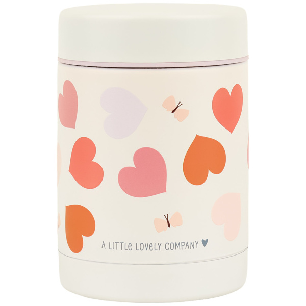Boîte à repas isotherme inox 300 ml cœurs A little lovely company