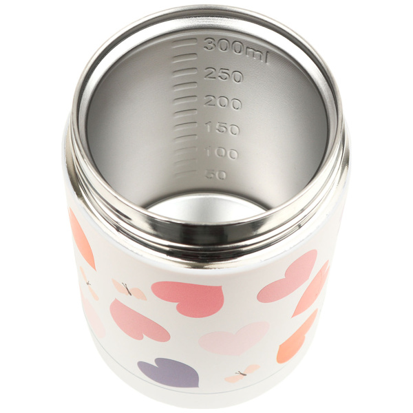 Boîte à repas isotherme inox 300 ml cœurs A little lovely company