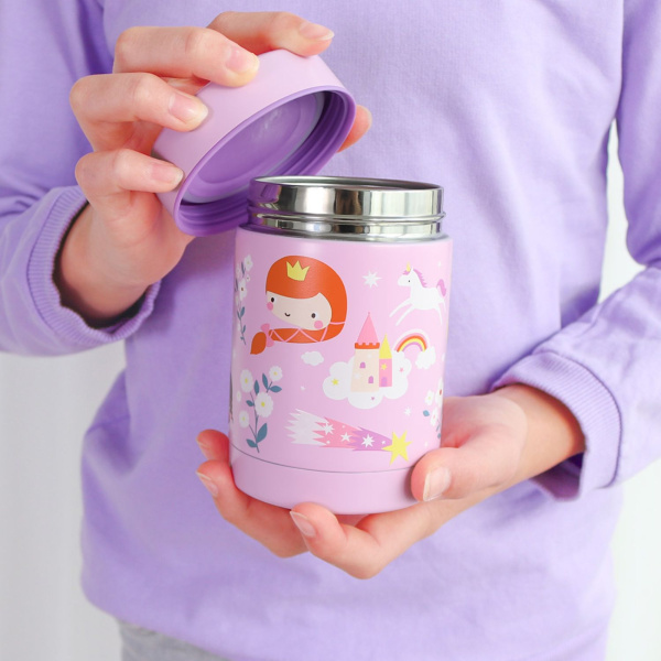 Boîte à repas isotherme inox 300 ml princesses A little lovely company