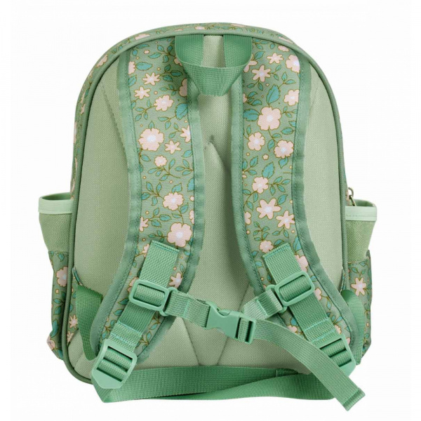 Sac à dos enfant isotherme fleurs sauge A little lovely company