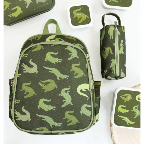 Trousse scolaire crocodiles A little lovely company