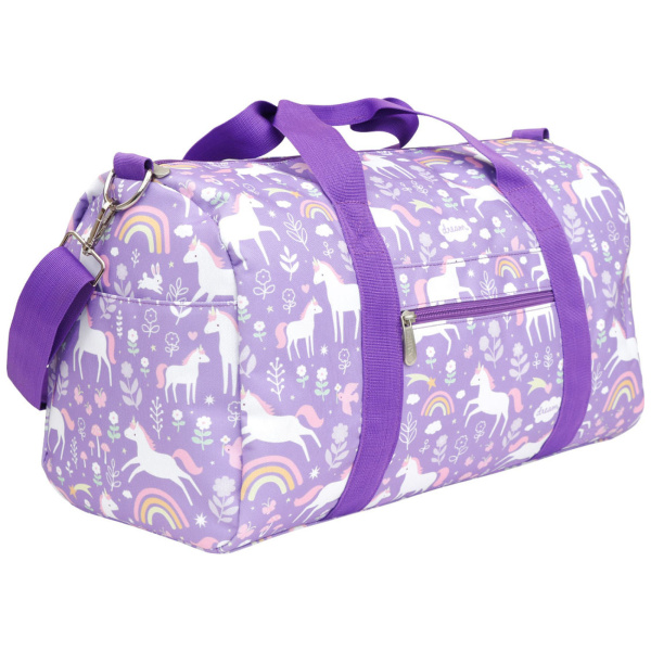 Sac de voyage enfant avec bandoulière rêves de licorne A little lovely company