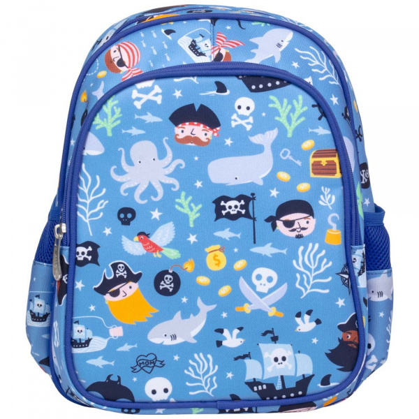 Sac à dos enfant isotherme fleurs sauge A little lovely company