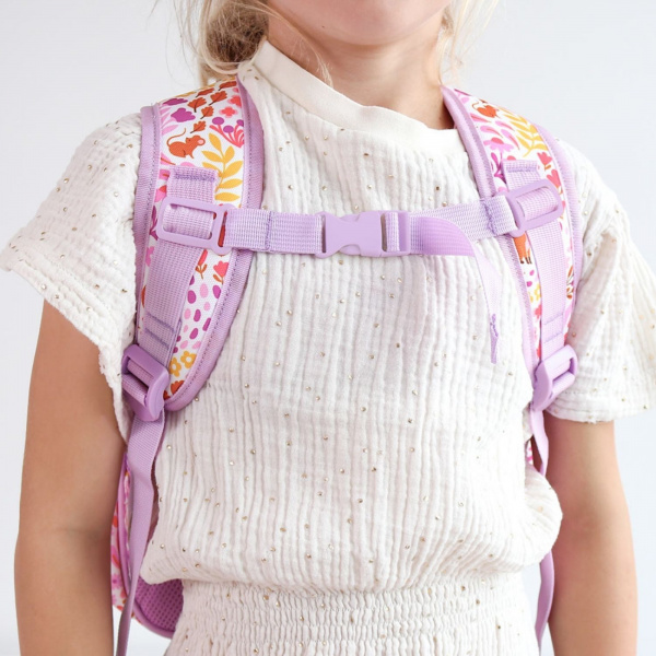 Sac à dos enfant isotherme fleurs sauge A little lovely company