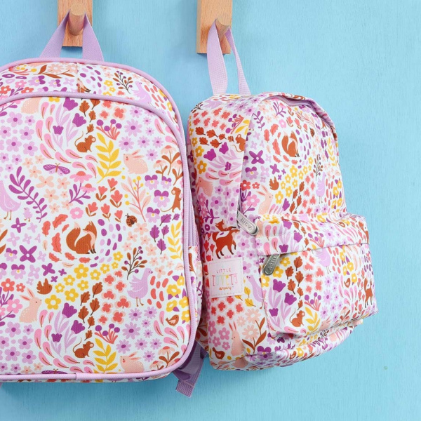 Petit sac à dos fleurs du jardin A little lovely company