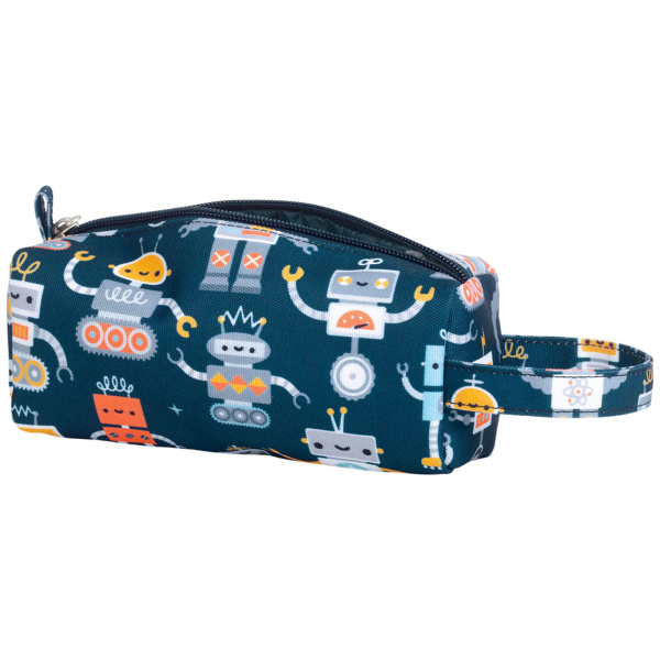 Trousse scolaire enfant avec poignée robots A little lovely company