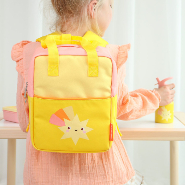 Sac à dos carré enfant étoile A little lovely company