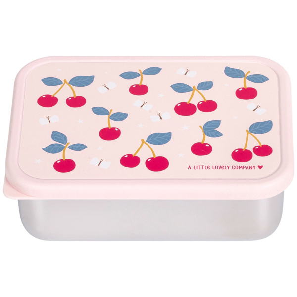 Lunch box enfant en acier inoxydable cerises A little lovely company