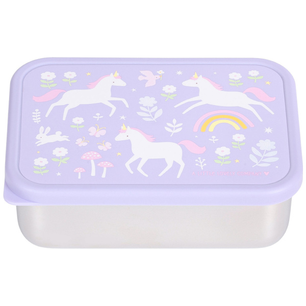 Lunch box enfant en acier inoxydable rêves de licorne A little lovely company