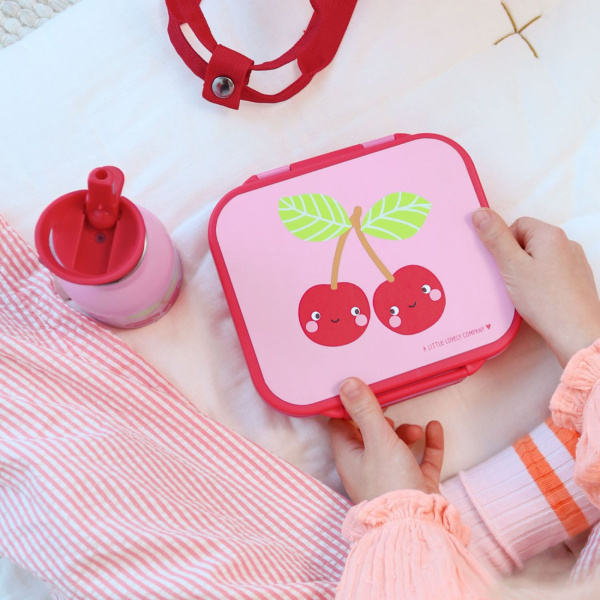 Lunch box enfant compartimentée 1,2 l cerises A little lovely company