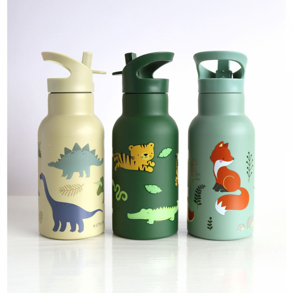 Gourde isotherme enfant 350 ml dinosaures A little lovely company