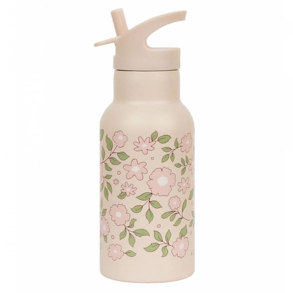 Gourde isotherme enfant 350 ml fleurs roses A little lovely company