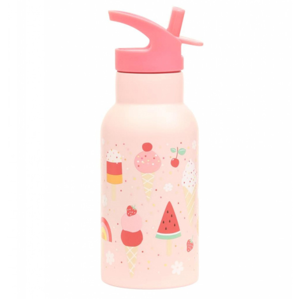 Gourde isotherme enfant inox 350 ml crème glacée A little lovely company