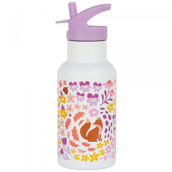 Gourde isotherme enfant 350 ml fleurs du jardin A little lovely company