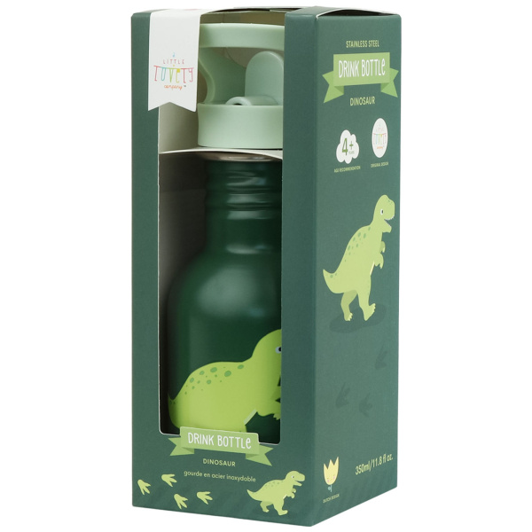 Gourde isotherme enfant compacte 350 ml dinosaures A little lovely company