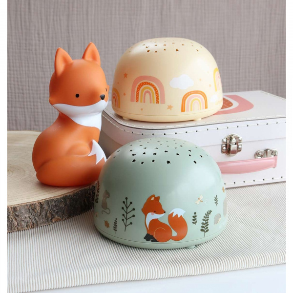 Veilleuse projecteur d'étoiles arc en ciel A little lovely company