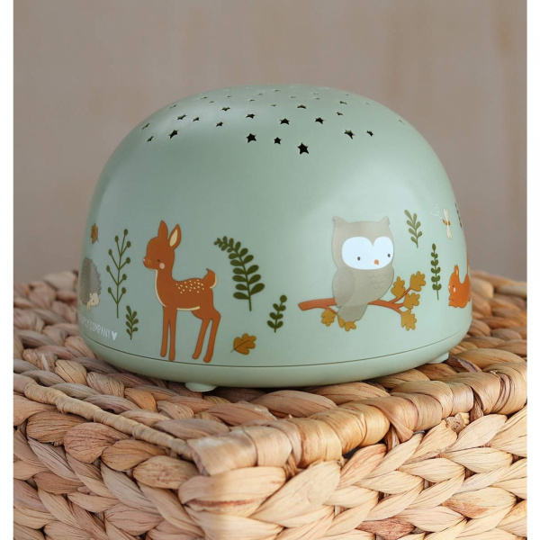 Veilleuse projecteur d'étoiles amis de la forêt A little lovely company