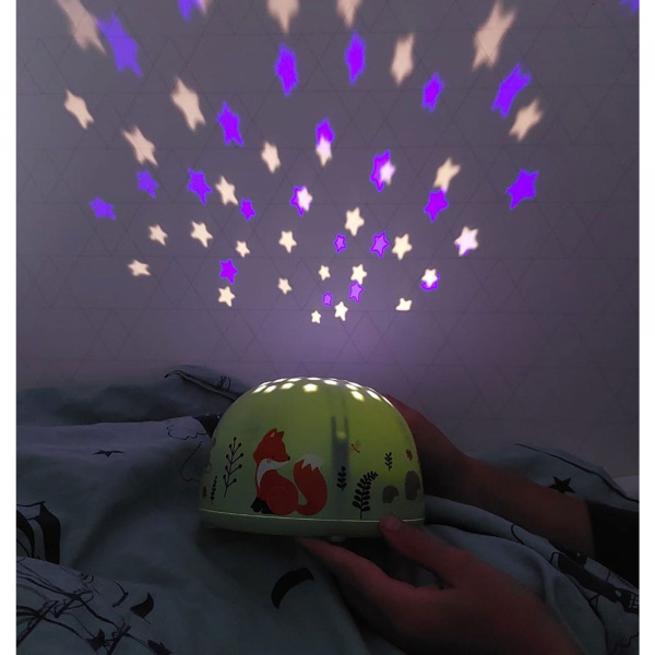 Veilleuse projecteur d'étoiles amis de la forêt A little lovely company