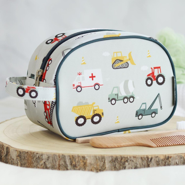 Trousse de toilette enfant véhicules A little lovely company