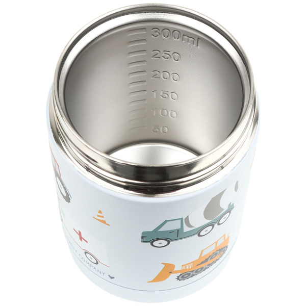 Boîte à repas isotherme inox 300 ml véhicules A little lovely company