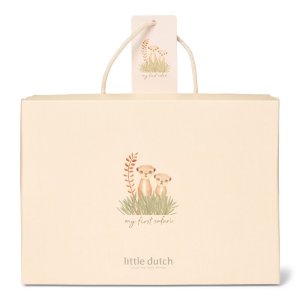 Coffret maternité bébé 3 pièces safari friends 2-6 mois Little dutch