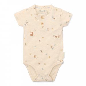 Body à manches courtes - forest nature - prématuré Little dutch