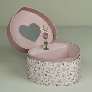Boîte à bijoux musicale - coeur Little dutch