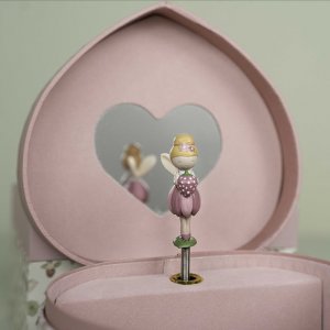 Boîte à bijoux musicale - coeur Little dutch