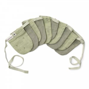 Guirlande avec fanions - pure sage Little dutch