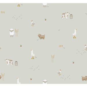 Papier peint intissé - little farm - 52 x 10 cm Little dutch