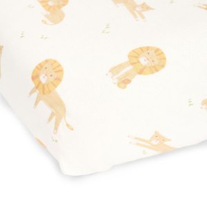 Drap-housse lit bébé - safari leo - 60 x 120 cm Little dutch