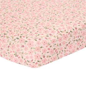 Drap-housse lit bébé - fairy floral - 60 x 120 cm Little dutch
