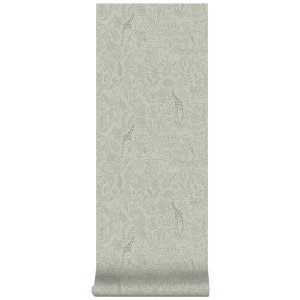 Papier peint intissé - safari dreams sage - 52 cm x 10 m Little dutch