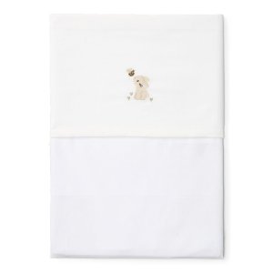 Drap de berceau - baby bunny brodé - 70 x 100 cm Little dutch