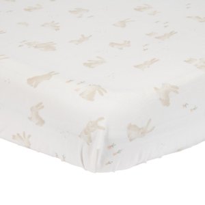 Drap-housse lit bébé - baby bunny - 60 x 120 cm Little dutch