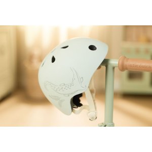 Casque enfant - green leaf Little dutch