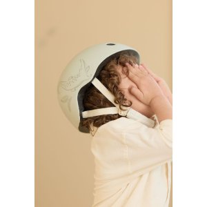 Casque enfant - green leaf Little dutch