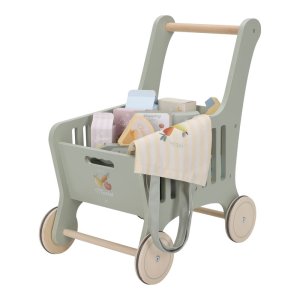 Chariot de courses en bois fsc Little dutch