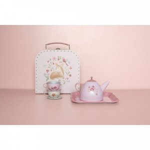 Valise service à thé - fairy garden Little dutch