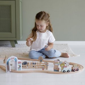 Circuit train en bois - extension zoo Little dutch