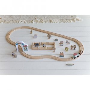 Circuit train en bois - extension zoo Little dutch