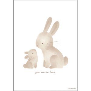 Poster a3 - baby bunny Little dutch