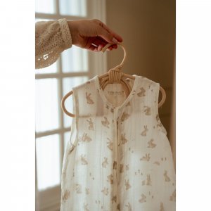 Gigoteuse d'été en gaze de coton - baby bunny - 70 cm Little dutch