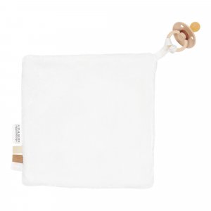 Doudou attache-tétine en gaze de coton - baby bunny Little dutch