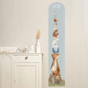 Toise autocollante - forest friends Little dutch